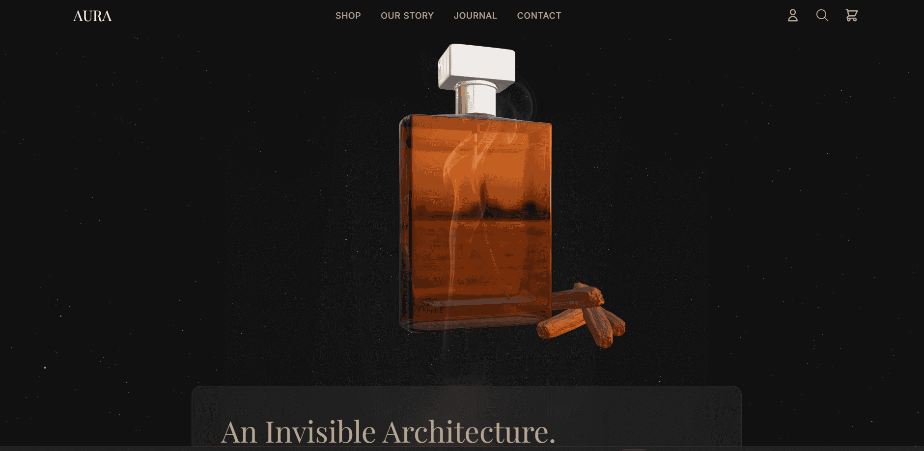 AURA - A Bespoke Digital Flagship for a Luxury Perfume Brand